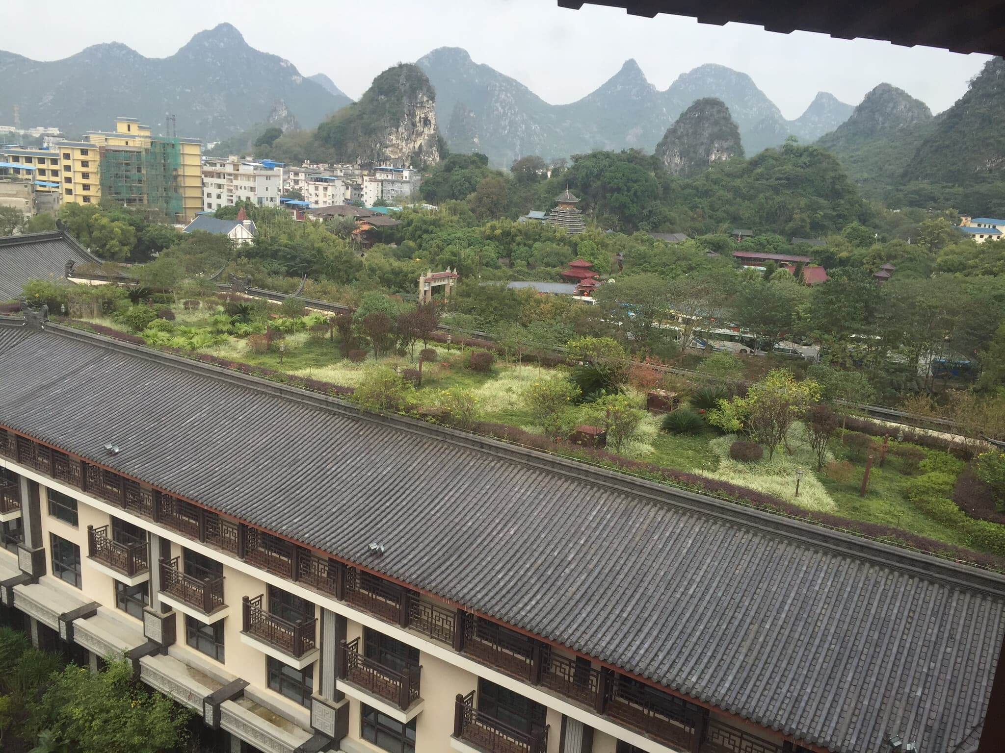 Guilin’s karst mountains by day